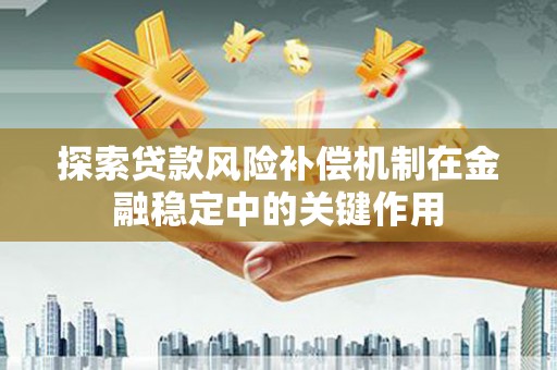 攀枝花探索贷款风险补偿机制在金融稳定中的关键作用