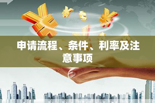 攀枝花申请流程、条件、利率及注意事项