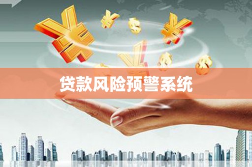 攀枝花贷款风险预警系统
