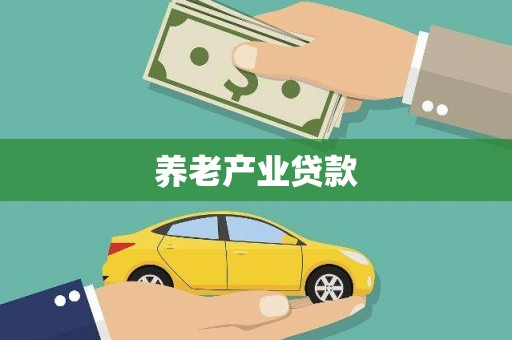 攀枝花养老产业贷款