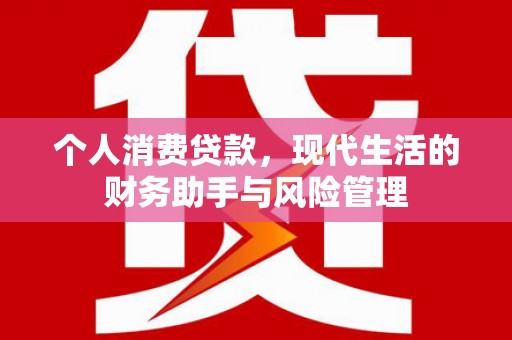 攀枝花个人消费贷款，现代生活的财务助手与风险管理