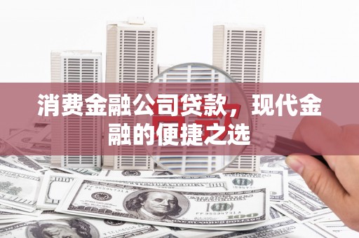 攀枝花消费金融公司贷款，现代金融的便捷之选