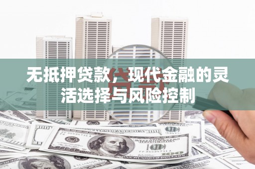 攀枝花无抵押贷款，现代金融的灵活选择与风险控制