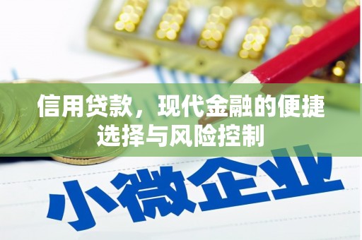 攀枝花信用贷款，现代金融的便捷选择与风险控制