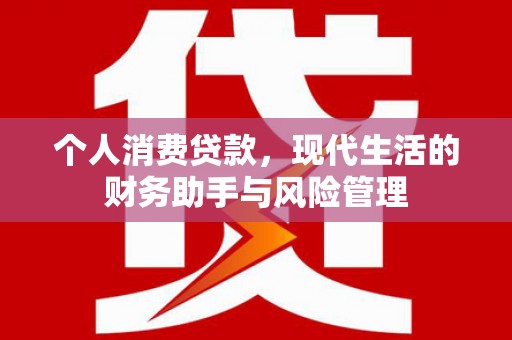 攀枝花个人消费贷款，现代生活的财务助手与风险管理