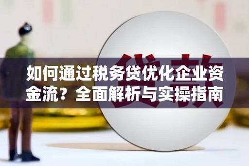 攀枝花如何通过税务贷优化企业资金流？全面解析与实操指南