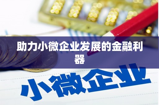 攀枝花助力小微企业发展的金融利器