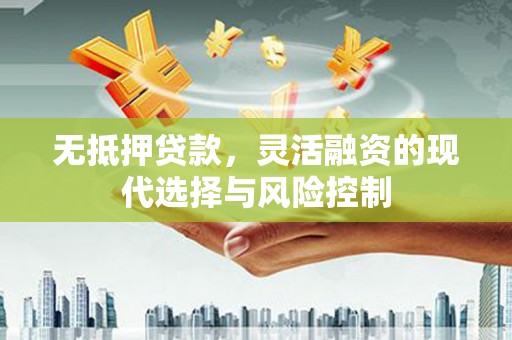 攀枝花无抵押贷款，灵活融资的现代选择与风险控制