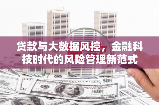 攀枝花贷款与大数据风控，金融科技时代的风险管理新范式