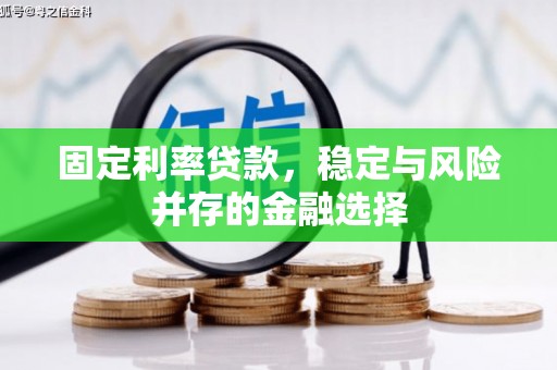 攀枝花固定利率贷款，稳定与风险并存的金融选择