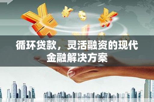 攀枝花循环贷款，灵活融资的现代金融解决方案