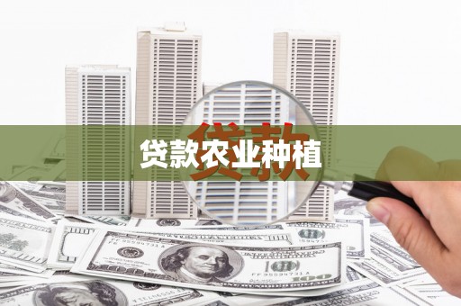 攀枝花贷款农业种植