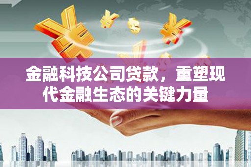 攀枝花金融科技公司贷款，重塑现代金融生态的关键力量