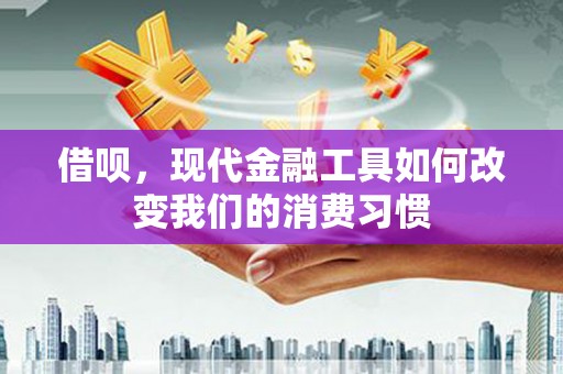 攀枝花借呗，现代金融工具如何改变我们的消费习惯