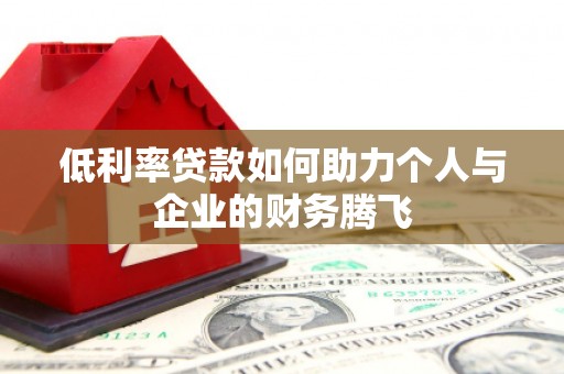 攀枝花低利率贷款如何助力个人与企业的财务腾飞