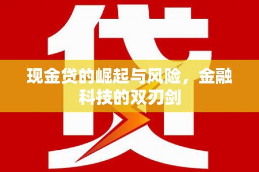 攀枝花现金贷的崛起与风险，金融科技的双刃剑