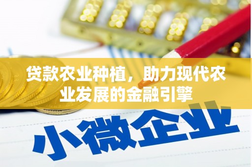 攀枝花贷款农业种植，助力现代农业发展的金融引擎
