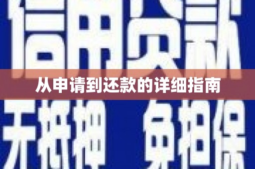 攀枝花从申请到还款的详细指南