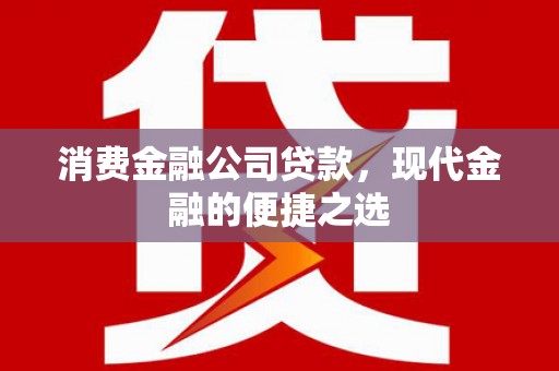 攀枝花消费金融公司贷款，现代金融的便捷之选