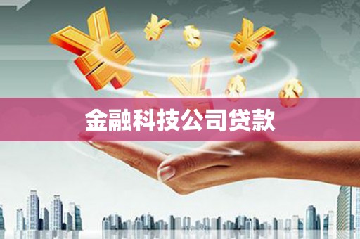 攀枝花金融科技公司贷款