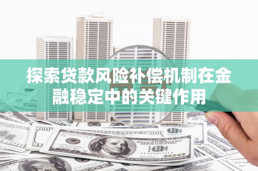 攀枝花探索贷款风险补偿机制在金融稳定中的关键作用