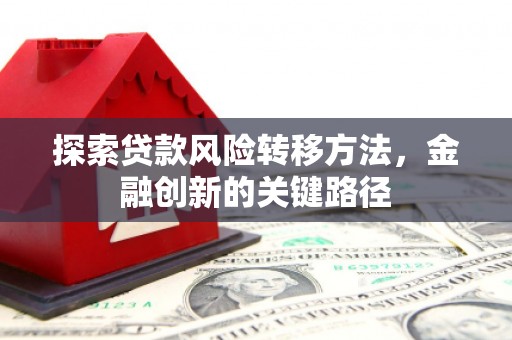 攀枝花探索贷款风险转移方法，金融创新的关键路径