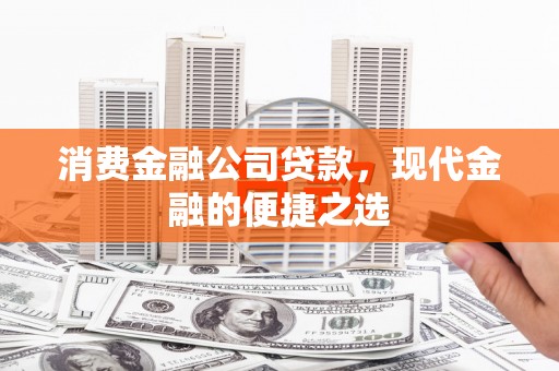 攀枝花消费金融公司贷款，现代金融的便捷之选
