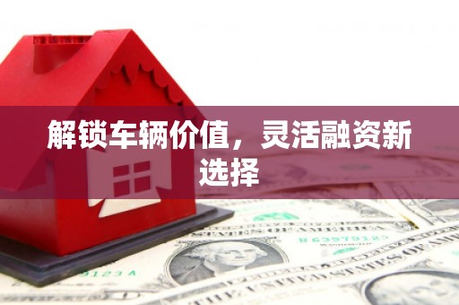 攀枝花解锁车辆价值，灵活融资新选择